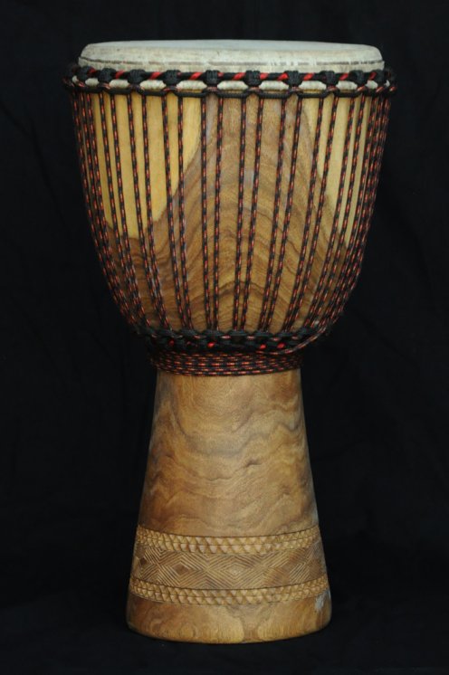 Djembe Mali Top in gueni in vendita (grande): comprare un djembè (djambè) malese in hare (grande)