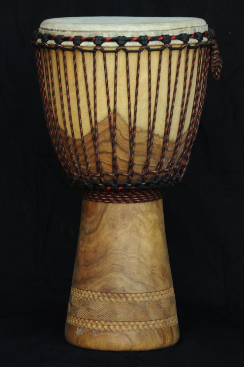 Djembe Mali Top in gueni in vendita (grande): comprare un djembè (djambè) malese in hare (grande)