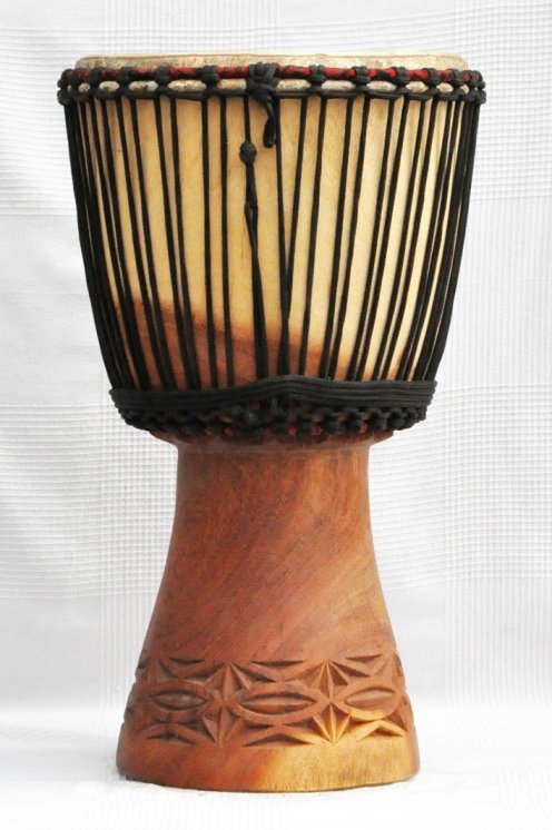 Djembe in vendita - Grande tamburo djembe del Mali in linke