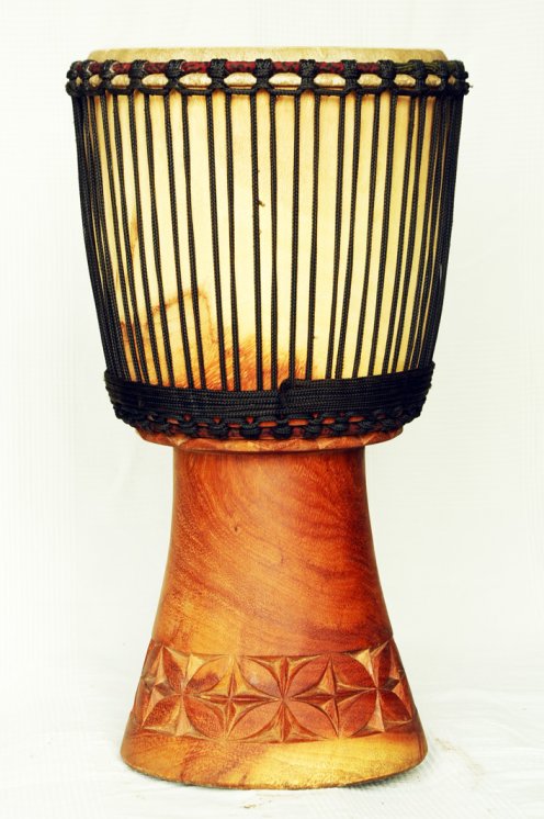 Djembe in vendita - Grande tamburo djembe del Mali in linke