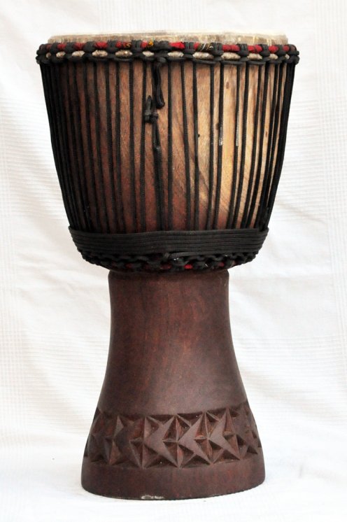 Djembe in vendita - Grande tamburo djembe del Mali in mogano