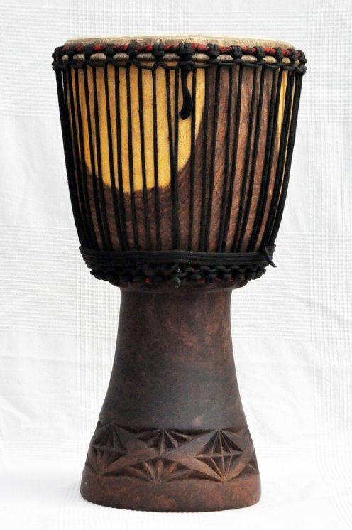 Djembe in vendita - Grande tamburo djembe del Mali in roseewood