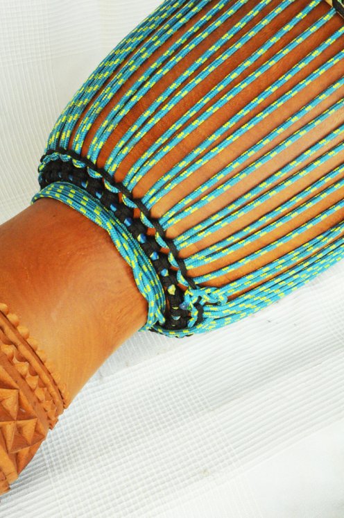 Djembe Premium del Mali - Grande djembe di alta qualità in lenke