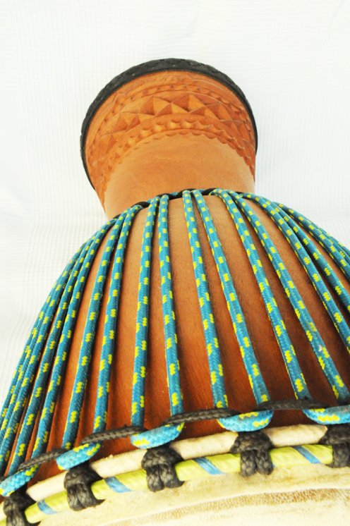 Djembe Premium del Mali - Grande djembe di alta qualità in lenke