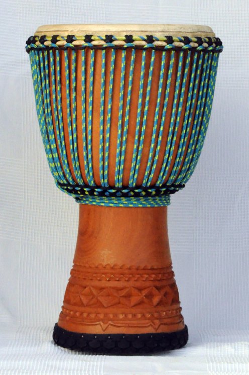 Djembe Premium del Mali - Grande djembe di alta qualità in lenke