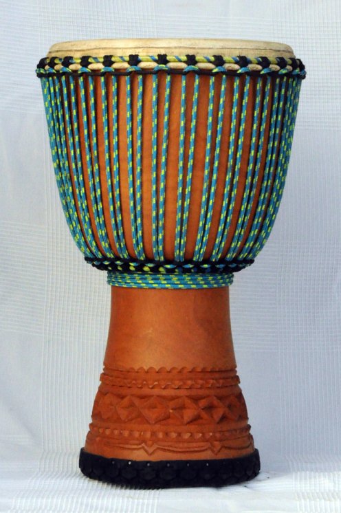 Djembe Premium del Mali - Grande djembe di alta qualità in lenke