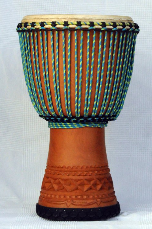 Djembe Premium del Mali - Grande djembe di alta qualità in lenke