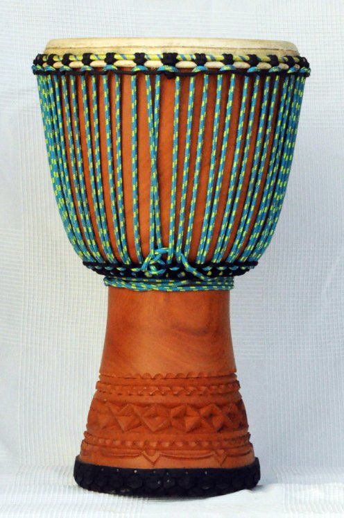 Djembe Premium del Mali - Grande djembe di alta qualità in lenke