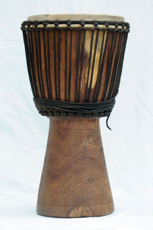 Djembe in vendita - Grande tamburo djembe del Mali in roseewood