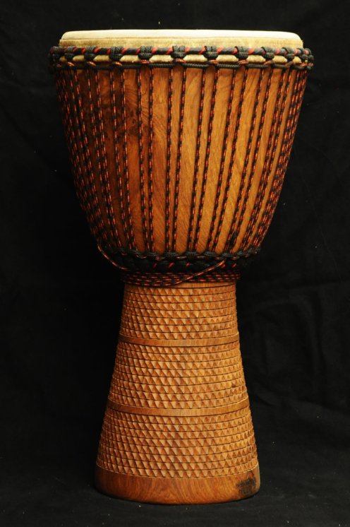 Djembe Mali Top in gueni in vendita (grande): comprare un djembè (djambè) malese in hare (grande)