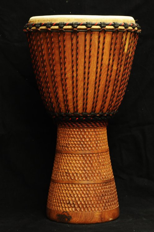 Djembe Mali Top in gueni in vendita (grande): comprare un djembè (djambè) malese in hare (grande)