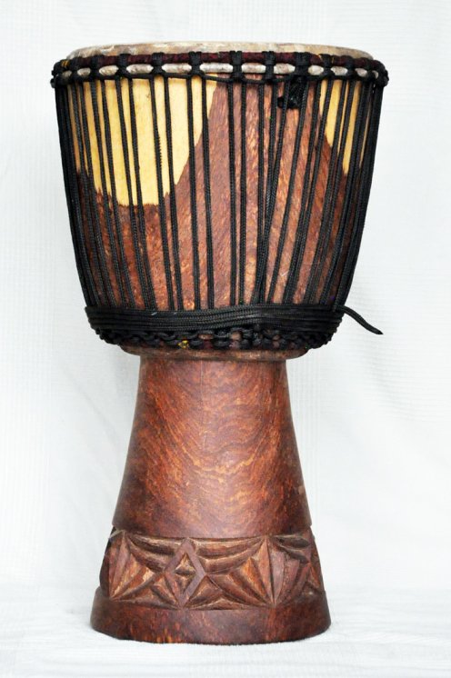 Djembe in vendita - Grande tamburo djembe del Mali in roseewood