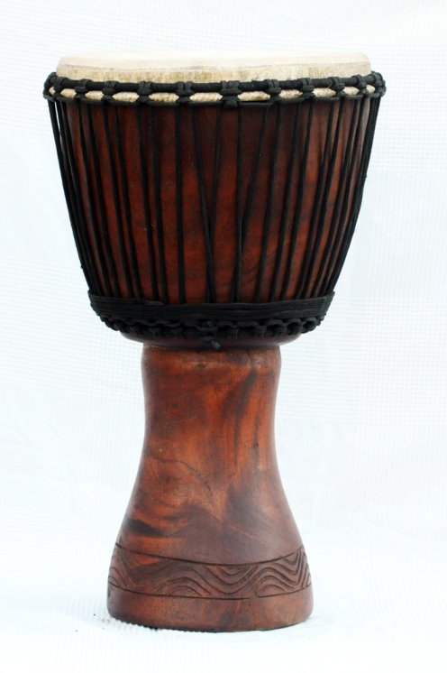 Djembe in vendita - Grande tamburo djembe del Mali in mogano