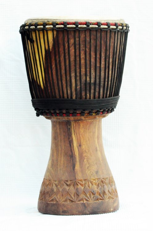 Djembe in vendita - Grande tamburo djembe del Mali in roseewood
