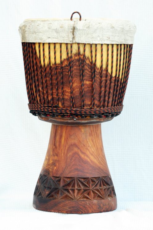 Djembe professionale in vendita - Grande tamburo djembe del Mali in rosewood