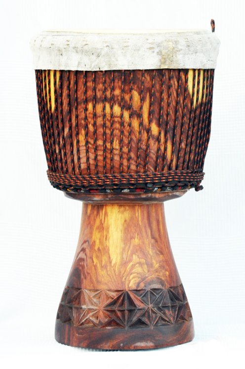 Djembe professionale in vendita - Grande tamburo djembe del Mali in rosewood
