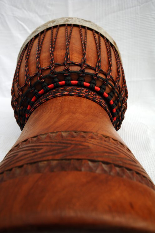 Djembe Premium del Mali - Grande djembe di alta qualità in lenke