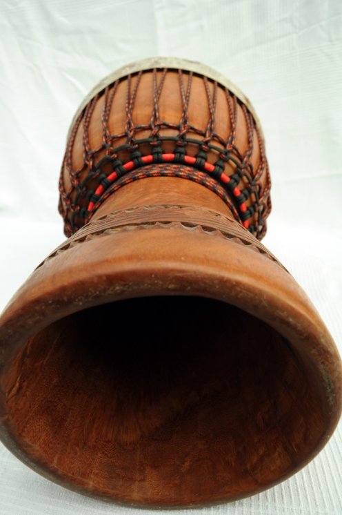 Djembe Premium del Mali - Grande djembe di alta qualità in lenke