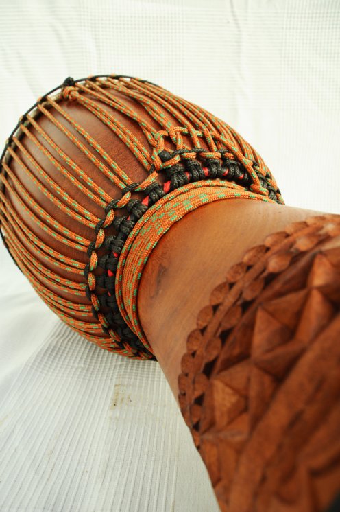 Djembe Premium del Mali - Grande djembe di alta qualità in lenke