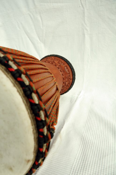Djembe Premium del Mali - Grande djembe di alta qualità in lenke