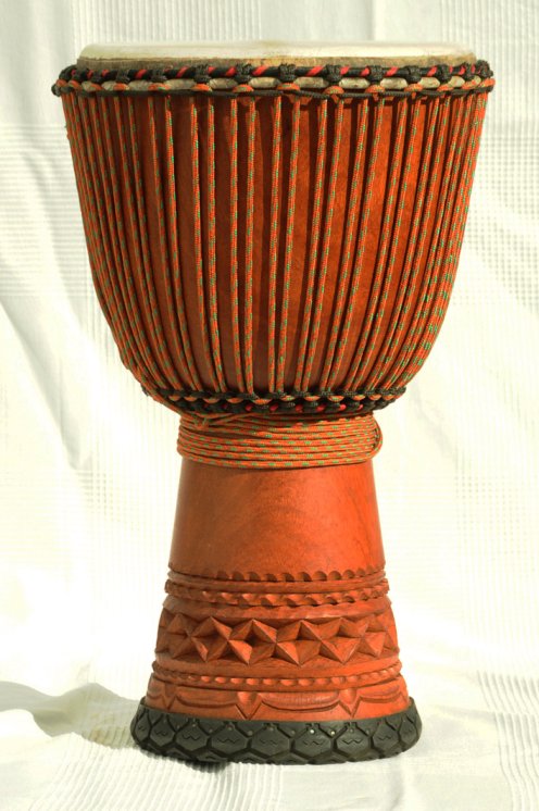 Djembe Premium del Mali - Grande djembe di alta qualità in lenke