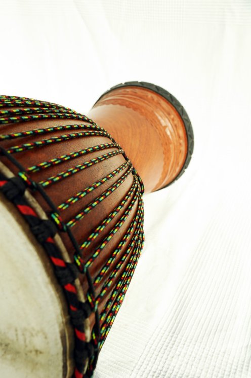 Djembe Premium del Mali - Grande djembe di alta qualità in lenke