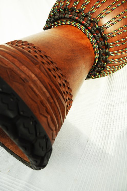 Djembe Premium del Mali - Grande djembe di alta qualità in lenke