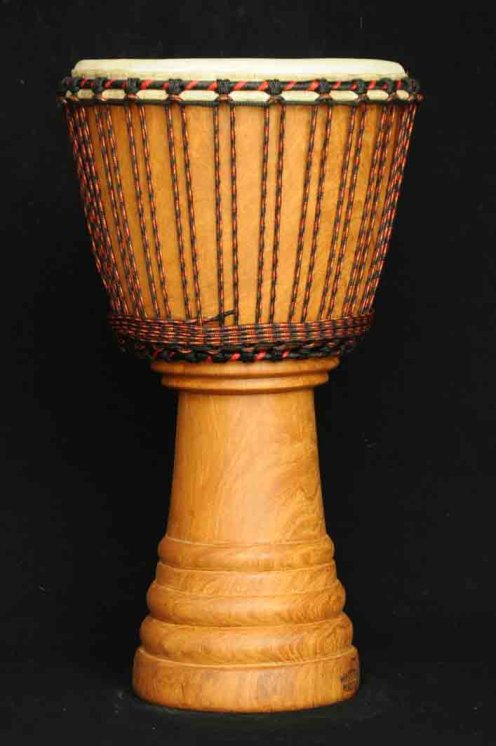 Djembe Mali Top in dugura in vendita (grande): comprare un djembè (djambè) malese in dimba (grande)