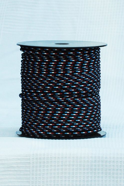 Corda prestirata djembè Ø5 mm nero / tricolore Francia - Corda per djembe tamburo