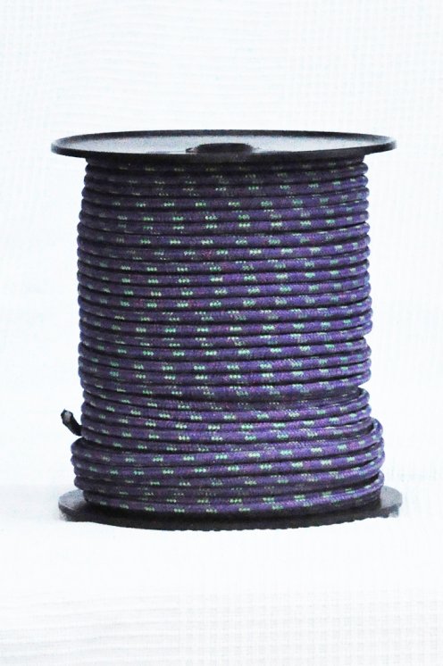 Corda alpina prestirata djembè Ø6 mm viola / verde - Corda per djembe tamburo