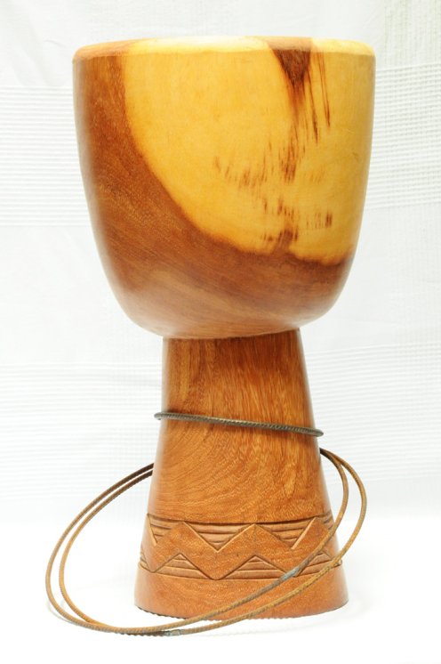 Fusto di djembe del Mali Top - Grande djembe professionale in lenke