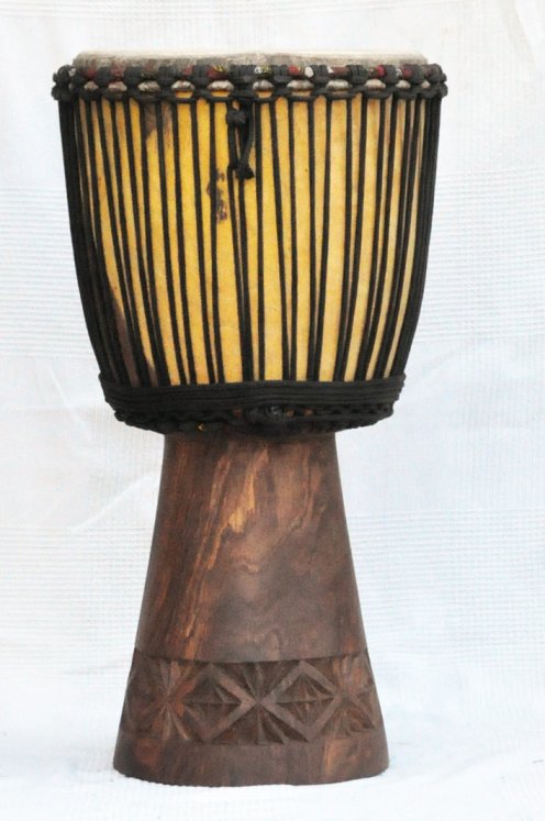 Djembe in vendita - Grande tamburo djembe del Mali in roseewood
