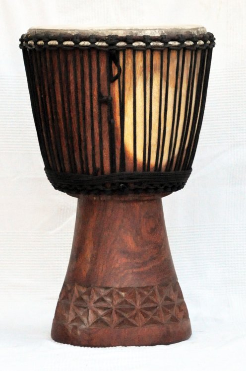 Djembe in vendita - Grande tamburo djembe del Mali in linke