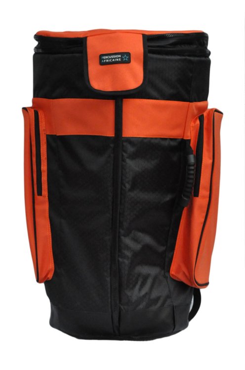 Borsa per djembe Percussion Africaine qualità premium XL arancia