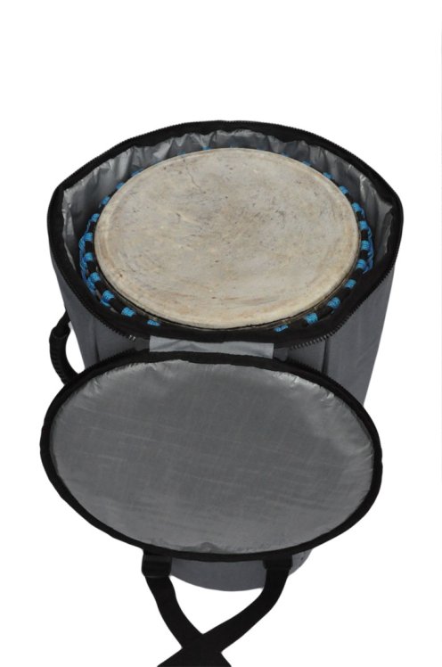 Borsa per djembe Percussion Africaine alta qualità XL grigio