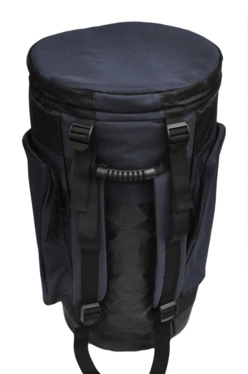 Borsa per djembe Percussion Africaine qualità premium XL blu