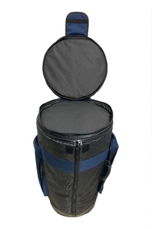 Borsa per djembe Percussion Africaine qualità premium XL blu