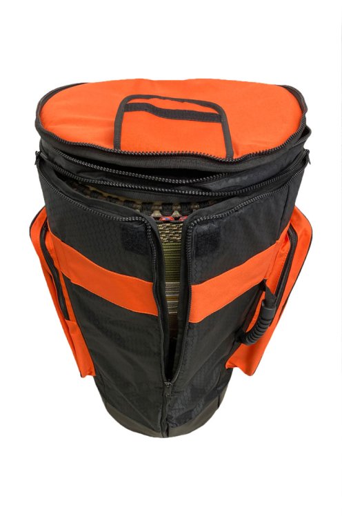 Borsa per djembe Percussion Africaine qualità premium XL arancia