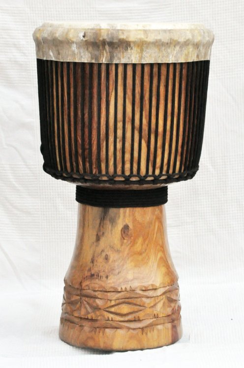 Djembe della Guinea in legno di balafon (gueni) - Djembe qualità superiore