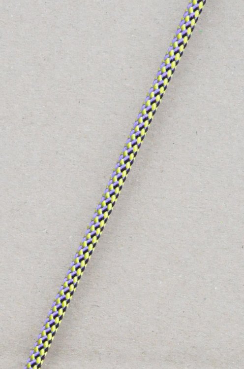 Drizza djembè Ø5 mm (scacchiera, violetto / giallo girasole, 100 m) - Corda per djembe tamburo