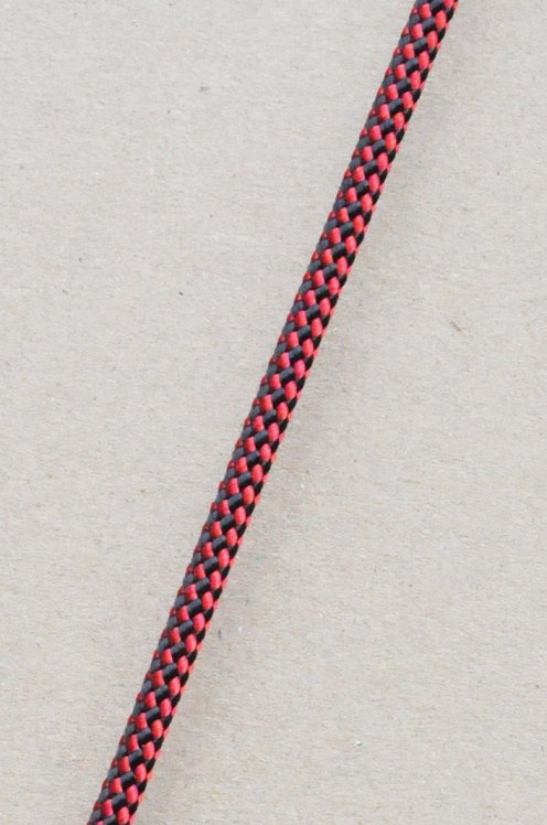 Drizza djembè Ø5 mm (scacchiera, rosso / nero, 100 m) - Corda per djembe tamburo