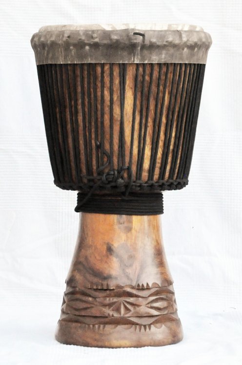 Djembe della Guinea in legno di balafon (gueni) - Djembe qualità superiore