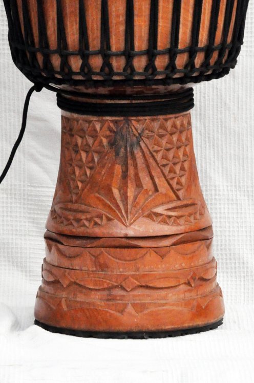 Djembè della Guinea con pelle di mucca - Tamburo djembe alta qualità pelle di manzo, pelle di toro, pelle di vitello