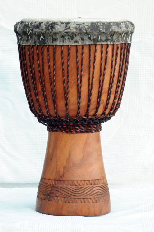 Djembe Premium del Mali - Grande djembe di alta qualità in lenke