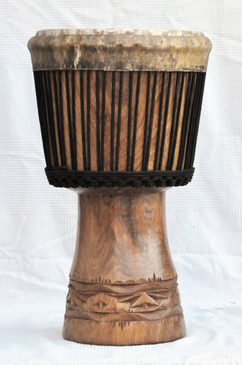 Djembe della Guinea in legno di balafon (gueni) - Djembe qualità superiore
