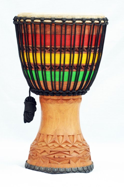 Djembe professionale in vendita - Grande tambor djembe della Guinea in linke