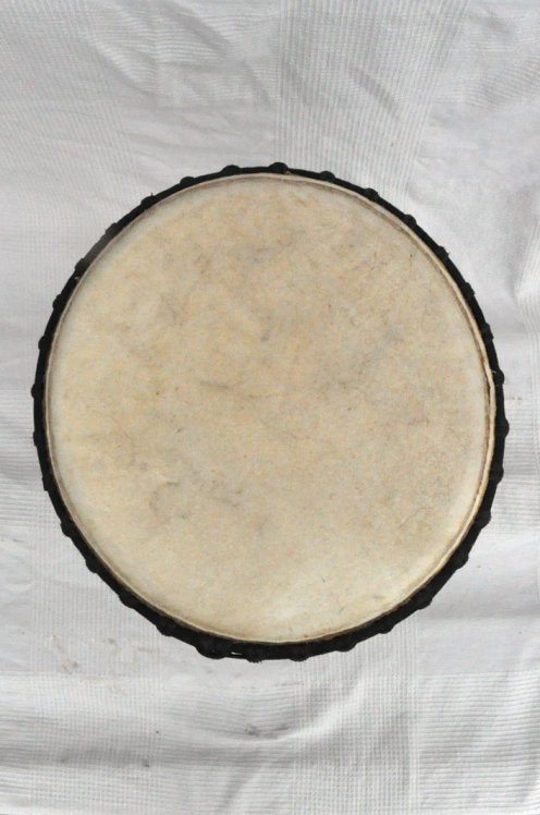 Djembè della Guinea con pelle di mucca - Tamburo djembe alta qualità pelle di manzo, pelle di toro, pelle di vitello
