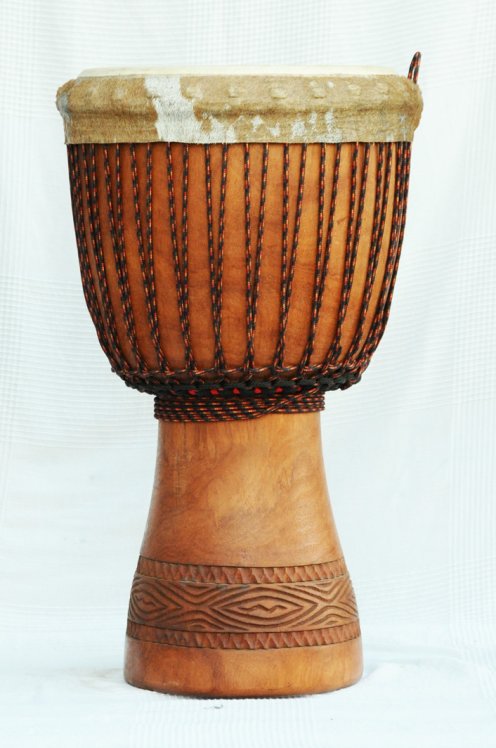 Djembe Premium del Mali - Grande djembe di alta qualità in lenke