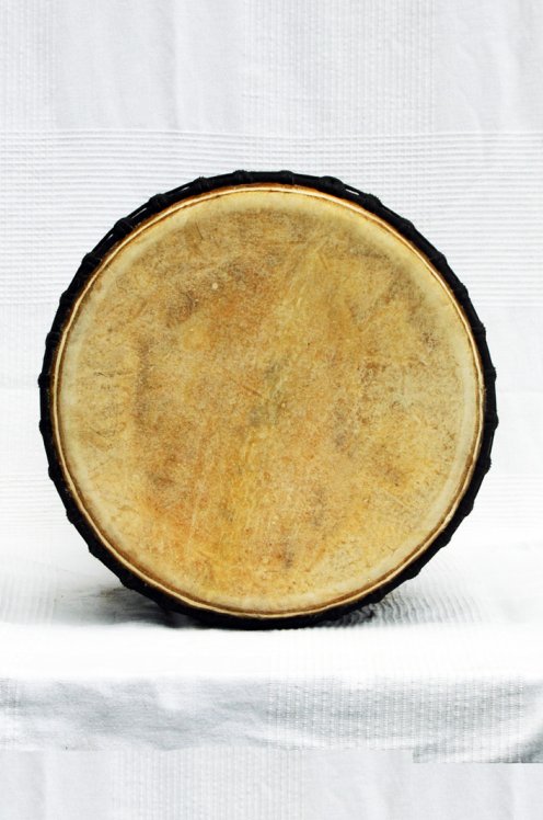 Djembè della Guinea con pelle di mucca - Tamburo djembe alta qualità pelle di manzo, pelle di toro, pelle di vitello