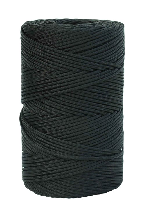 Corda intrecciata Ø4 mm nera per tamburo djembè - Corda djembe